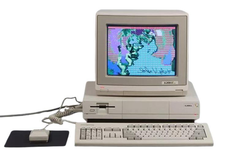 early model Amiga computer system